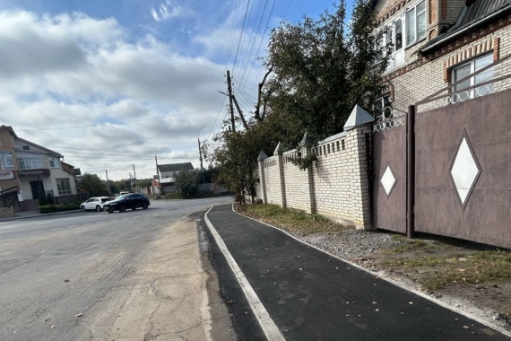У Вінниці на Старому місті облаштували нову пішохідну доріжку